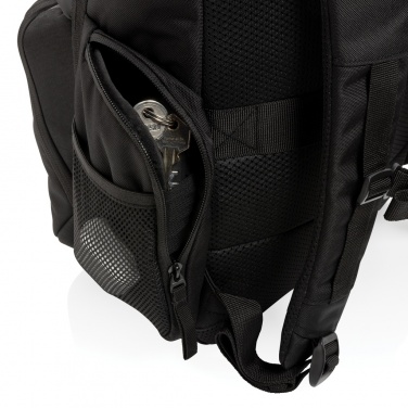 Logo trade corporate gifts picture of: Swiss Peak AWARE™ RPET 15.6 inch commuter backpack