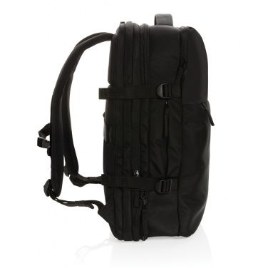 Logotrade promotional product image of: Swiss Peak AWARE™ RPET 15.6' expandable weekend backpack