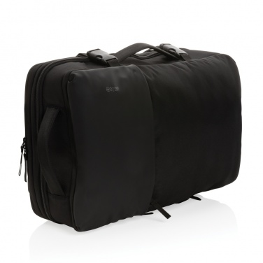 Logo trade corporate gifts image of: Swiss Peak AWARE™ RPET 15.6' expandable weekend backpack