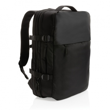 Logo trade advertising products picture of: Swiss Peak AWARE™ RPET 15.6' expandable weekend backpack