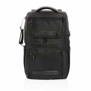 Logotrade promotional gift image of: Swiss Peak AWARE™ RPET Voyager 15.6" laptop backpack