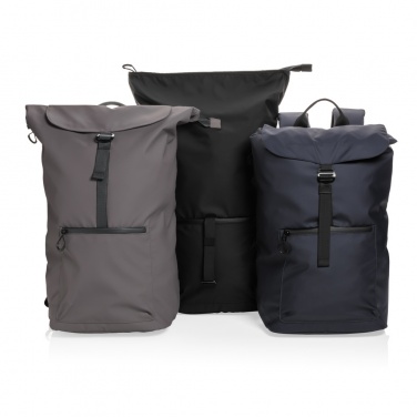 Logotrade business gifts photo of: Impact AWARE™ RPET water resistant 15.6" laptop backpack