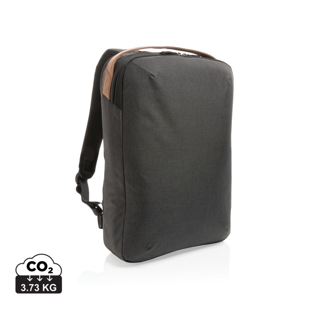 Logo trade corporate gifts picture of: Impact AWARE™ 300D two tone deluxe 15.6" laptop backpack