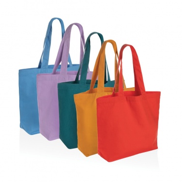 Logo trade promotional gift photo of: Impact Aware™ 240 gsm rcanvas shopper w/pocket