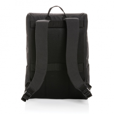 Logo trade corporate gifts image of: Swiss Peak Fern AWARE™ RPET all over zipper 15.6" backpack