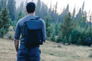 Logotrade corporate gift picture of: Swiss Peak Fern AWARE™ RPET all over zipper 15.6" backpack