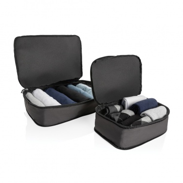 Logotrade promotional giveaway picture of: Swiss Peak Ridge AWARE™ RPET compression travel cubes 2pc