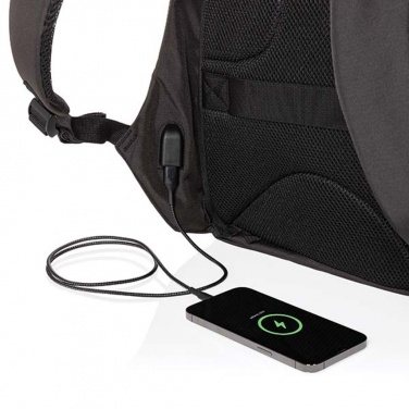 Logo trade advertising products picture of: Swiss Peak AWARE™ anti-theft 15.6" laptop backpack