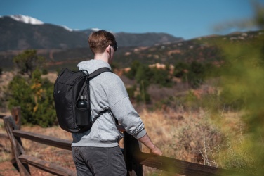 Logotrade promotional item picture of: Swiss Peak AWARE™ easy access 15.6'' laptop backpack