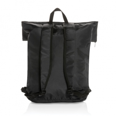 Logo trade corporate gift photo of: Dillon AWARE™ RPET lightweight foldable backpack