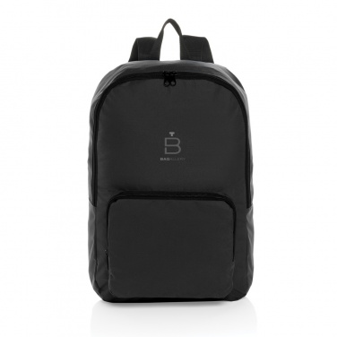 Logotrade promotional gifts photo of: Dillon AWARE™ RPET foldable classic backpack