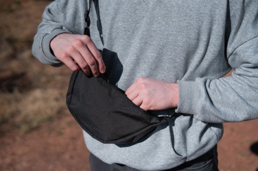 Logotrade promotional merchandise photo of: Crescent AWARE™ RPET half moon sling bag