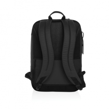 Logotrade advertising products photo of: Armond AWARE™ RPET 15.6 inch deluxe laptop backpack