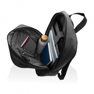 Logo trade promotional products image of: Armond AWARE™ RPET 15.6 inch standard laptop backpack