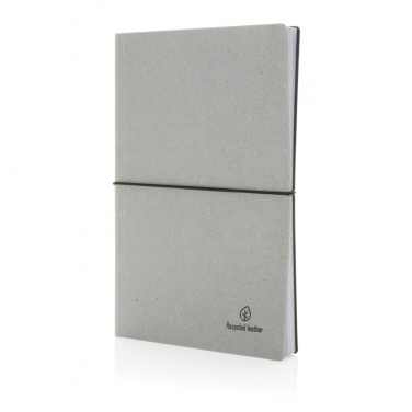Logotrade advertising product image of: A5 recycled leather notebook