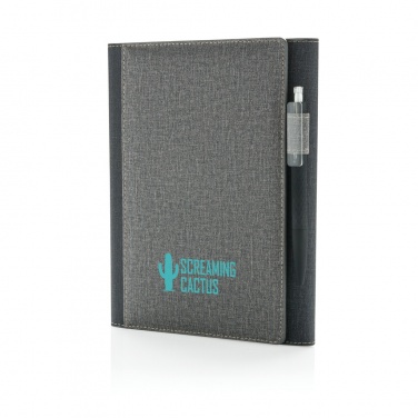 Logo trade corporate gifts picture of: A5 Deluxe design notebook cover
