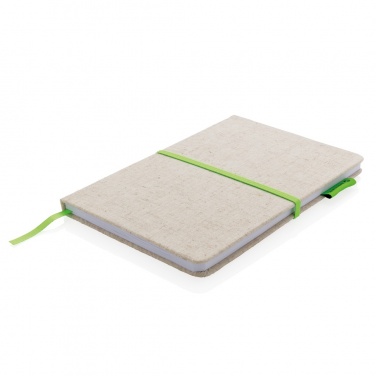 Logotrade business gift image of: A5 jute notebook