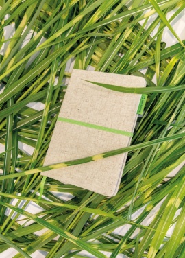 Logotrade promotional giveaway image of: A5 jute notebook