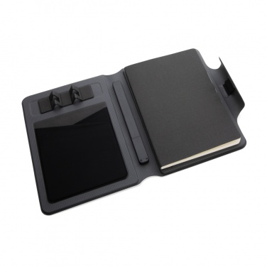Logo trade corporate gifts image of: Artic Magnetic 10W wireless charging A5 notebook