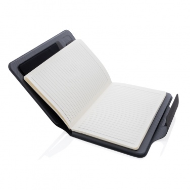 Logo trade promotional products image of: Artic Magnetic 10W wireless charging A5 notebook