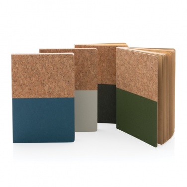 Logo trade promotional item photo of: A5 cork & kraft notebook
