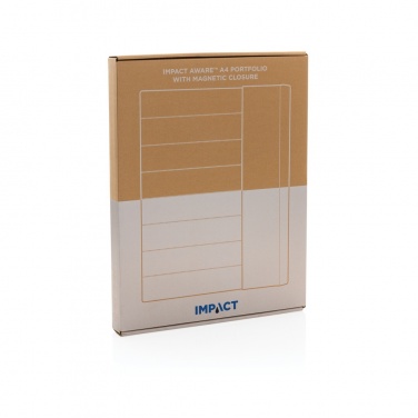 Logotrade promotional giveaway picture of: Impact Aware™ A4 portfolio with magnetic closure