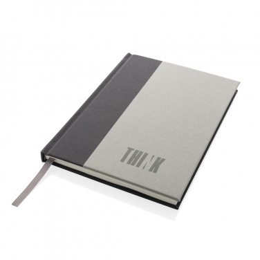 Logotrade promotional merchandise picture of: Words GRS certified RPET & Kraft A5 notebook