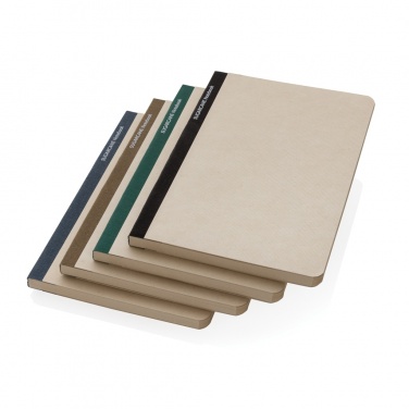 Logo trade business gifts image of: Stylo Sugarcane paper A5 Notebook
