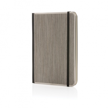 Logo trade promotional items picture of: Treeline A5 wooden cover deluxe notebook