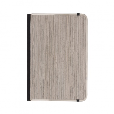 Logotrade advertising products photo of: Treeline A5 wooden cover deluxe notebook