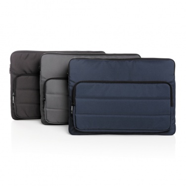 Logo trade corporate gift photo of: Impact AWARE™ RPET 15.6" laptop sleeve