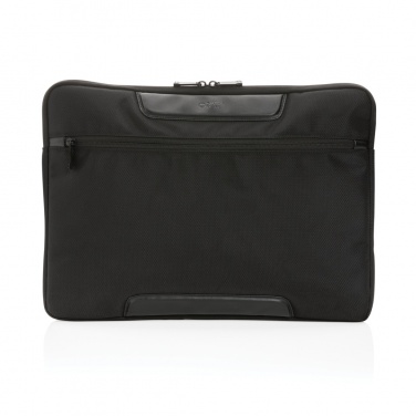Logo trade corporate gift photo of: Swiss Peak AWARE™ RPET Voyager 15.6" laptop sleeve