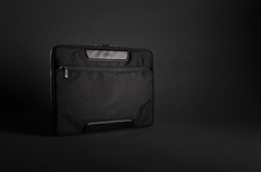 Logotrade promotional gift image of: Swiss Peak AWARE™ RPET Voyager 15.6" laptop sleeve