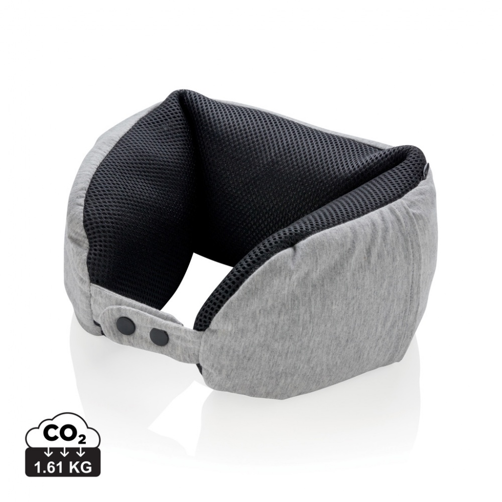 Logo trade promotional gifts picture of: Deluxe microbead travel pillow