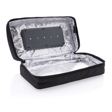 Logo trade business gifts image of: Portable UV-C steriliser pouch with integrated battery