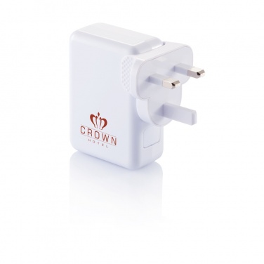 Logotrade corporate gifts photo of: Travel plug with 4 USB ports