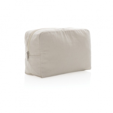 Logotrade promotional giveaway image of: Impact Aware™ 285 gsm rcanvas toiletry bag undyed
