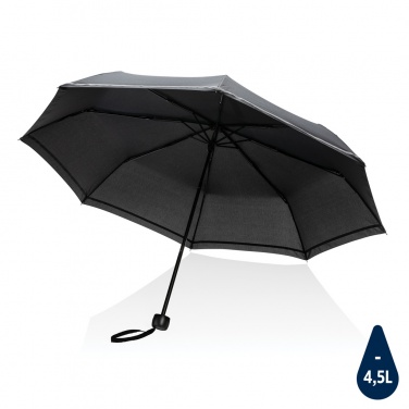 Logotrade advertising product image of: 20.5"Impact AWARE™ RPET 190T pongee mini reflective umbrella