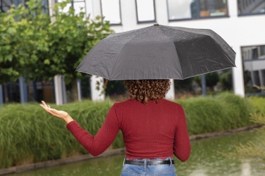 Logo trade promotional giveaways image of: 21" Impact AWARE™ RPET 190T Pongee dual colour mini umbrella