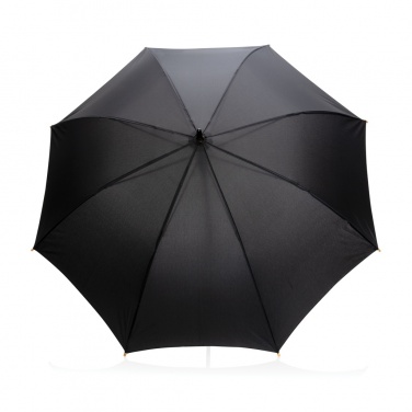 Logotrade promotional merchandise picture of: 23" Impact AWARE™ RPET 190T auto open bamboo umbrella