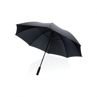 Logo trade business gifts image of: 30" Impact AWARE™ RPET 190T Storm proof umbrella
