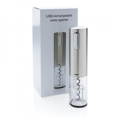 Logo trade promotional product photo of: Electric wine opener - USB rechargeable