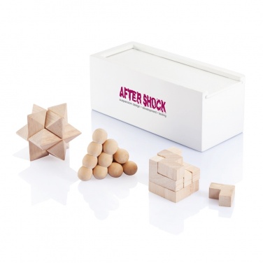 Logotrade promotional product picture of: 3 pcs brain teaser set