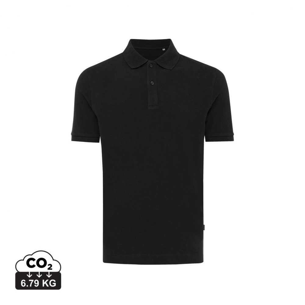 Logo trade promotional giveaways picture of: Iqoniq Yosemite recycled cotton pique polo