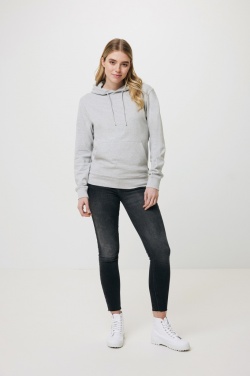 Logo trade promotional merchandise image of: Iqoniq Torres recycled cotton hoodie undyed