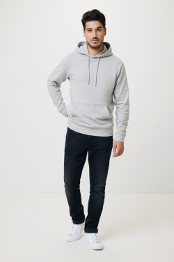 Logo trade promotional giveaway photo of: Iqoniq Torres recycled cotton hoodie undyed