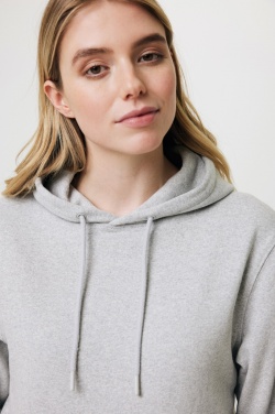 Logo trade promotional giveaway photo of: Iqoniq Torres recycled cotton hoodie undyed