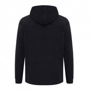 Logo trade promotional gift photo of: Iqoniq Trivor recycled polyester microfleece hoodie