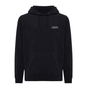 Logo trade advertising products picture of: Iqoniq Trivor recycled polyester microfleece hoodie