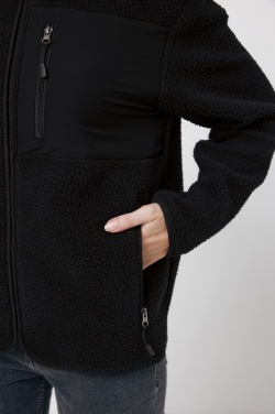 Logo trade promotional product photo of: Iqoniq Diran recycled polyester pile fleece jacket